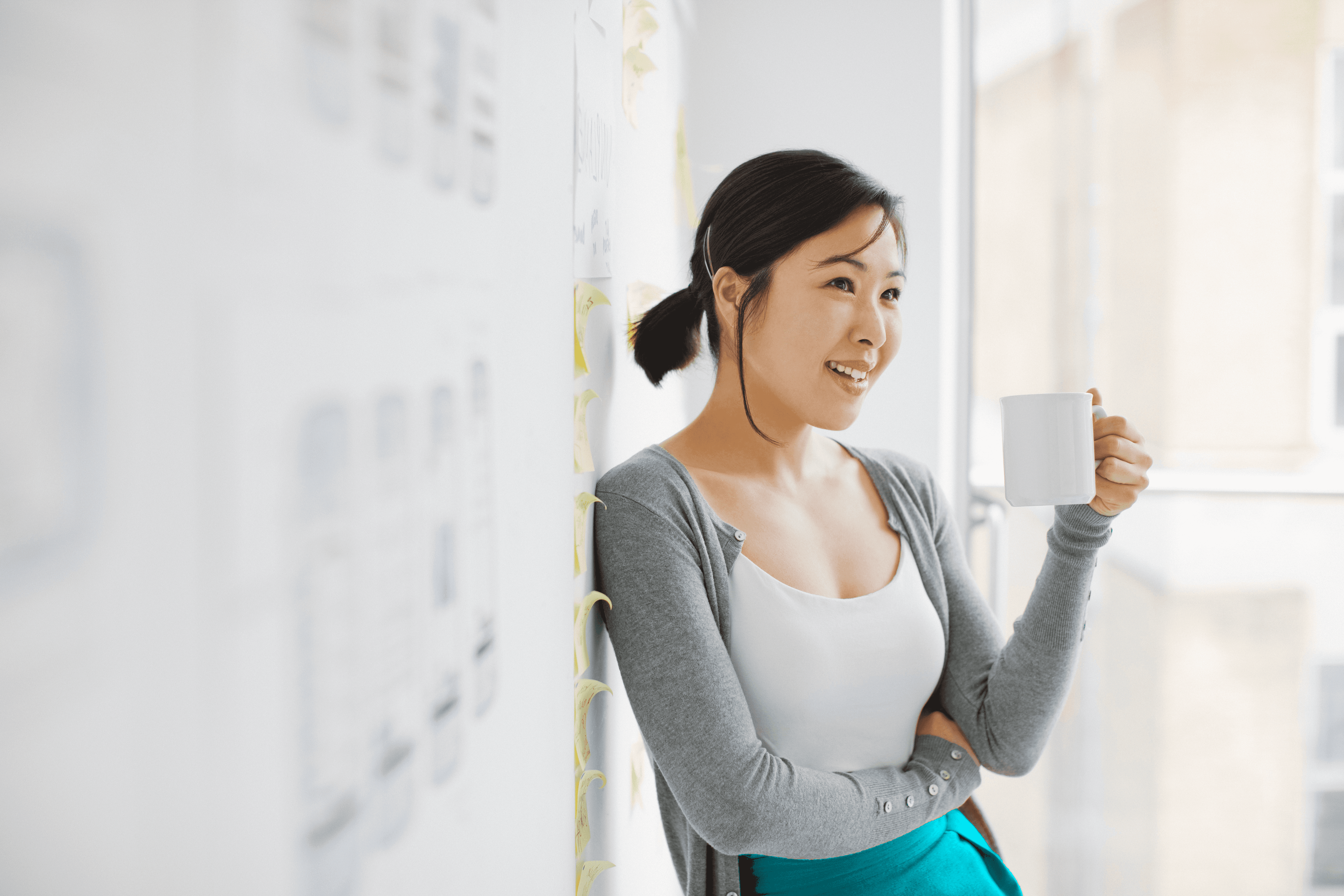 Woman with Mug